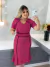 Vestido Midi Plus Size Viés Moda Evangélica Feminina