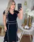 Vestido Midi Plus Size Viés Moda Evangélica Feminina