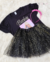 Remera Barbie + Tutu Purpurina + Vincha - tienda online