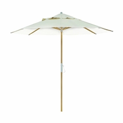 Ombrellone modelo fit redondo 2,30MT tecido bagun cor branco