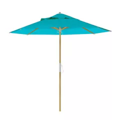 Ombrellone 2,30 eco light tecido bagun cor azul turquesa