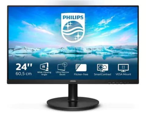 MONITOR LED 24 PHILIPS 241V8L/77 FHD,VGA-HDMI