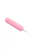 Vibrador recarregável My One, cor rosa, com cabo de carregamento.