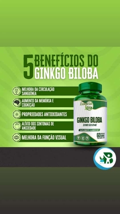 Ginkgo biloba 60 caps 500mg ESSENCIAL BIO - comprar online