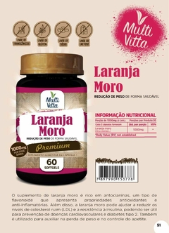 LARANJA MORO 60 softgels 1000mg MULTI VITTA - comprar online