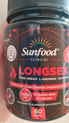 LONGSEX 60CAPS SUNFOOD CLINICAL na internet