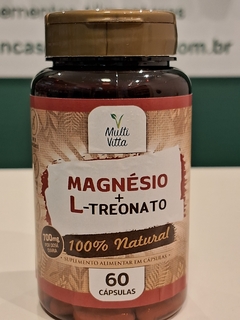 Magnésio L-Treonato 700mg 60caps MULTI VITTA