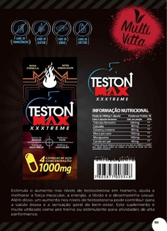 Kit com 3 caixas Teston MAX XXXTREME 1000mg MULTI VITTA 48 Capsulas - comprar online