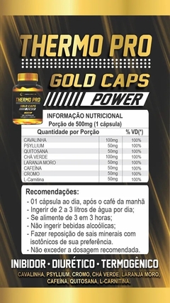 THERMO PRO GOLD - Power - 30 Cápsulas na internet