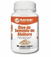 Óleo De Semente De Abóbora 2000mg Nutrivitalle 60 Cápsulas