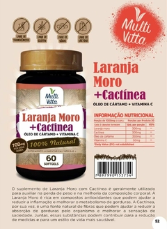 Morosek Morosil Cactinea Óleo de Cártamo 2000 mg 60 caps MULTI VITTA