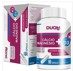 Cálcio + Magnésio + Vitamina K2 + Vitamina D3 90caps