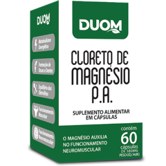 Cloreto de Magnésio 60 caps