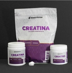 Creatina Monohidratada Micronizada em pó 300g NewNutrition - Branca Suplementos Alimentares