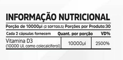 Vitamina D3 10000ui NUTRIVITALLE - comprar online