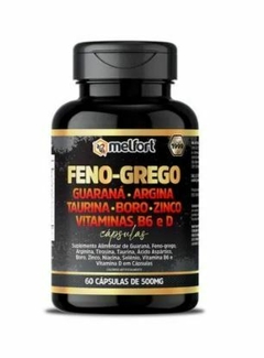 Feno Grego + Guaraná 500mg 60 Cápsulas - Melfort