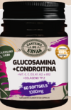 Glucosamina + Condroitina 1080mg 60 capsulas - canteiro de ervas