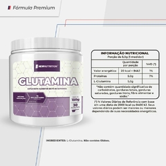 Glutamina em Pó 150g NewNutrition - comprar online