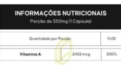 VITAMINA A 8.000UI FLORA NATIVA DO BRASIL - comprar online