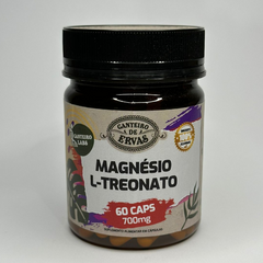 Magnésio L-Treonato 700mg 60caps canteiro de Ervas