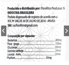 Ozempic Natural 120 Cápsulas florafitos - Branca Suplementos Alimentares