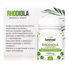 Rhodiola Rosea 1000mg 60caps Nutrivitalle - comprar online