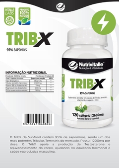 TRIBIX 95% SAPONINS 120CAPS NUTRIVITALLE