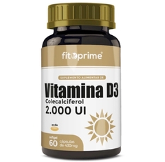 VITAMINA D3 2000UI 60 CAPSULAS FITPRIME