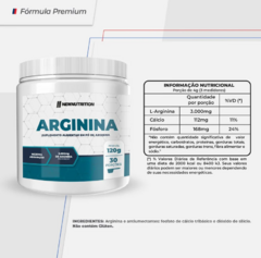 Arginina em Pó 120g - comprar online