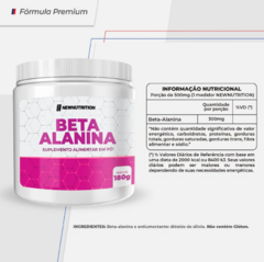 Beta Alanina em Pó 180g NewNutrition - comprar online