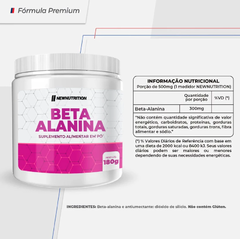 Beta Alanina em Pó 90g NewNutrition - comprar online