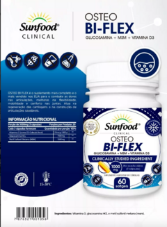 Osteo bi-flex 3000mg 60 softgels sunfood clinical - SUNFOOD CLINICAL - comprar online