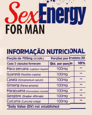 SEX ENERGY FOR MAN 700MG 60 CAPSULAS- MULTI VITTA - comprar online