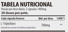 L- TRIPTOFANO 700MG 60 SOFTGELS - CANTEIRO DE ERVAS - comprar online