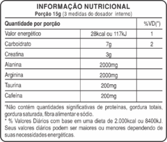 Nitro Insane Pré Treino Com 3 Creatina 300g LIMONADA SUIÇA - NUTRIACTION - Branca Suplementos Alimentares