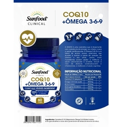 Coq 10 + Omega 3 6 9 1200mg 60 Cápsulas - comprar online