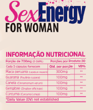 SEXENERFY FOR WOMAN 700MG 60 CAPS - comprar online