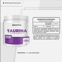 Taurina em Pó 120g - comprar online