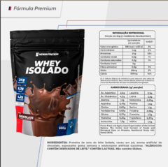 Whey Protein Isolado 900g Chocolate NEWNUTRITION - comprar online