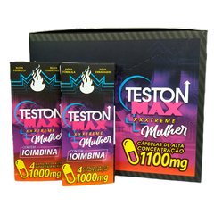 Kit 3 caixas Teston Max XXXtreme Mulher 1100mg CAIXA 48 CAPS MULTI VITTA