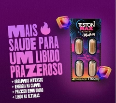 Kit 3 caixas Teston Max XXXtreme Mulher 1100mg CAIXA 48 CAPS MULTI VITTA na internet