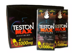 Kit com 3 caixas Teston MAX XXXTREME 1000mg MULTI VITTA 48 Capsulas