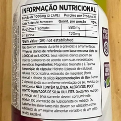 L-Treonato 1000mg Nutrivitalle 60caps na internet