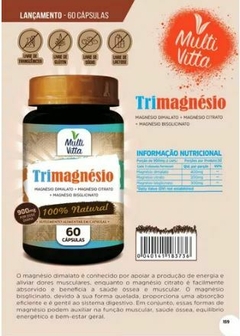 TRIMAGNÉSIO MULTI VITTA 60CP