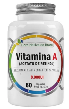 VITAMINA A 8.000UI FLORA NATIVA DO BRASIL