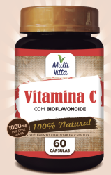 VITAMINA C COM BIOFLAVONOIDE C. 60 CAPSULAS 1000MG MULTI VITTA