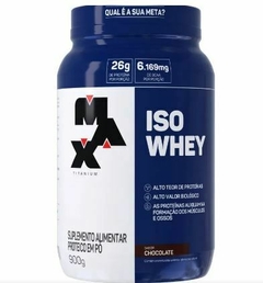 Whey Protein Isolado IsoWhey 900g - Max Titanium Chocolate