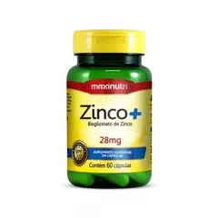 ZINCO+ 28MG 60 CÁPSULAS MAXINUTRI