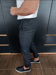 pantalon chino clasico - negro - sicilia