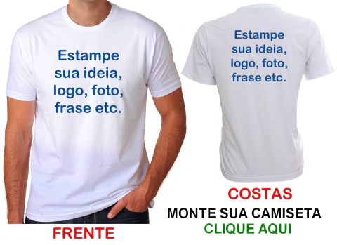 Camiseta kit c/10 peças